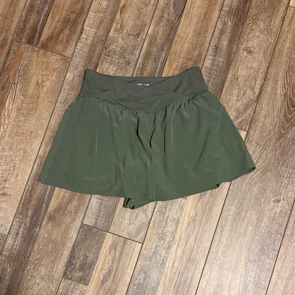Maurices Olive Green Athletic Skort